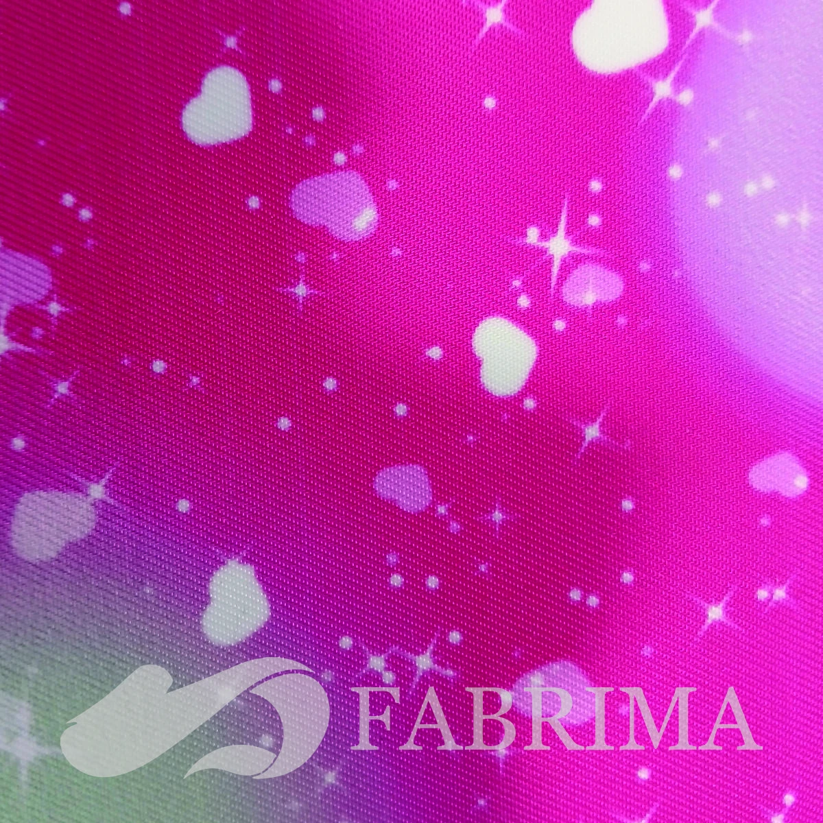 Heavy Twill Bonded | 290 Gsm | Candy Floss Print | Pink