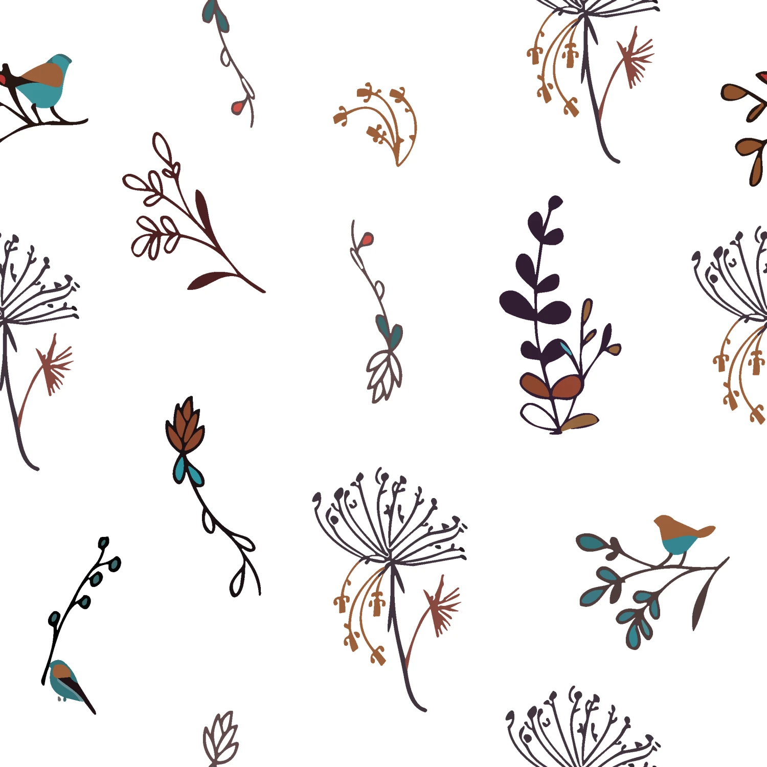 Whisper Wing | Printed Heavy Twill Fabric | Bounded Finish | 180 GSM